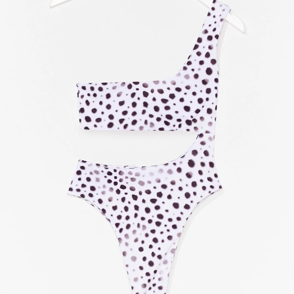 Dalmatian Print Swimsuit